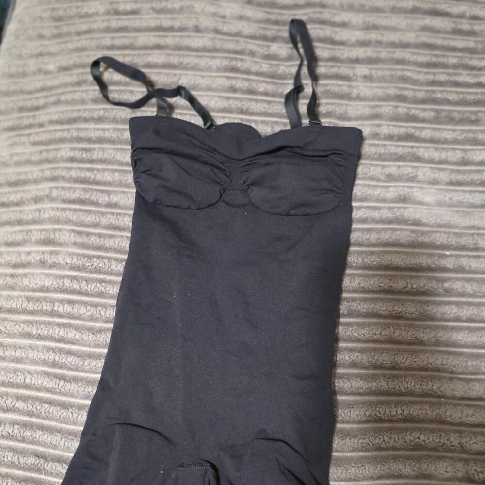 Unbranded Women's Black and Navy Bodysuit
